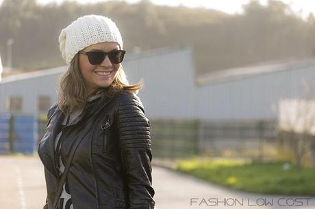 Outfit Low Cost: White Beanie Outfit Low Cost: White Beanie