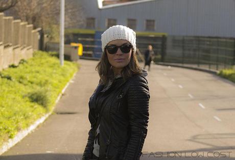 Outfit Low Cost: White Beanie Outfit Low Cost: White Beanie