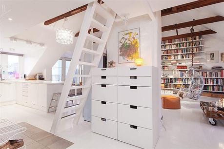 UN LOFT DE ESTILO ECLÉCTICO MUY LUMINOSO UN LOFT DE ESTILO ECLÉCTICO MUY LUMINOSO