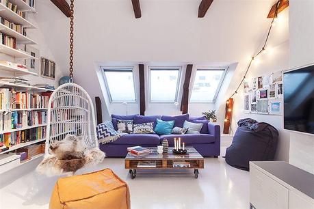 UN LOFT DE ESTILO ECLÉCTICO MUY LUMINOSO UN LOFT DE ESTILO ECLÉCTICO MUY LUMINOSO