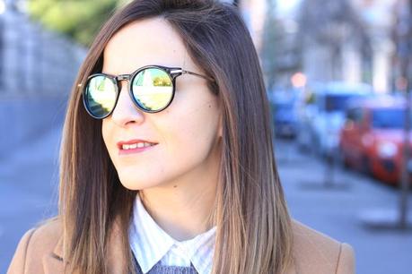 Camel Coat! blogger, look, gafas espejo