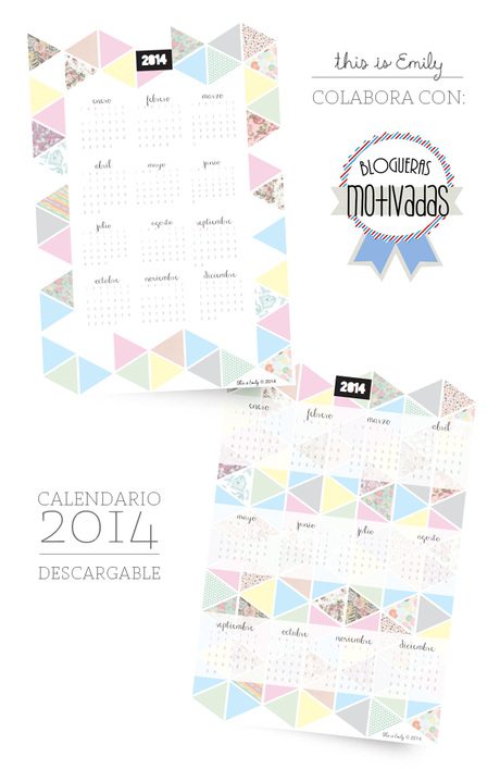Calendario 2014 con Blogueras Motivadas