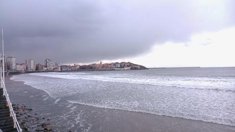 Tempestad en Gijón