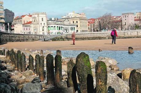 Tempestad en Gijón