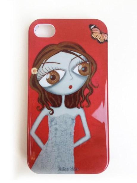 Colores de pasión, para un San Valentín de lo más cool!!!! carcasa para Iphone de Esther Voltà, rojo pasional.