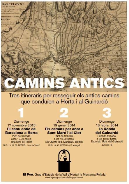 POR EL ANTIGUO CAMINO DE HORTA DE LA MANO DEL GRUP EL POU POR EL ANTIGUO CAMINO DE HORTA DE LA MANO DEL GRUP EL POU