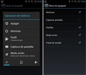 Tengo que cambiar de rom? que cambios o mejoras me aporta? menu de apagado movil