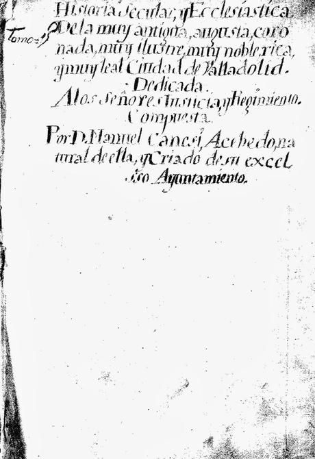 Localizada la partida de bautismo de Manuel Canesi Acevedo  ( 09/01/1681 )