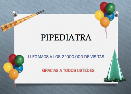 Pipediatra supera los 2 millones de visitas Pipediatra supera los 2 millones de visitas
