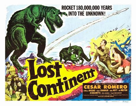 Tutti Frutti Prehistopósters http://wrongsideoftheart.com/2009/12/lost-continent-1951-usa/