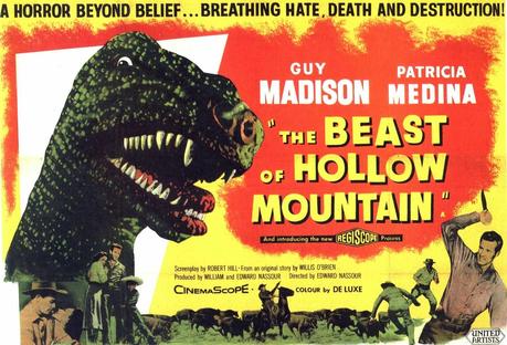 Tutti Frutti Prehistopósters http://wrongsideoftheart.com/2009/06/the-beast-of-hollow-mountain-1956-usa-mexico/