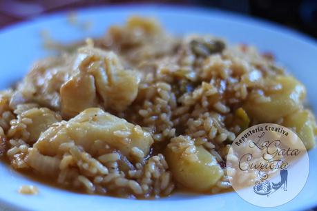 ARROZ CON PATATAS Y BACALAO – INTERPRETACIÓN LIBRE DE LA LUA ARROZ CON PATATAS Y BACALAO – INTERPRETACIÓN LIBRE DE LA LUA