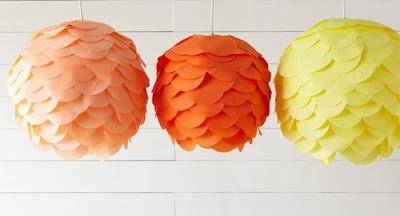 Lámparas juveniles con papel Lámparas juveniles con papel