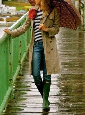 Looks para los días de lluvia Looks para los días de lluvia