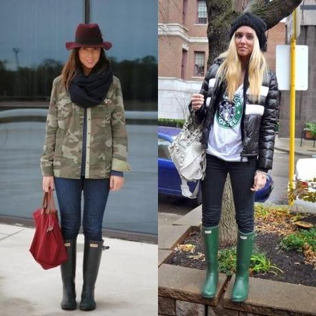 Looks para los días de lluvia Looks para los días de lluvia