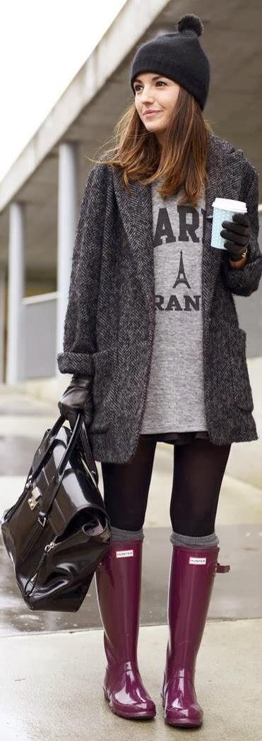 Looks para los días de lluvia Looks para los días de lluvia