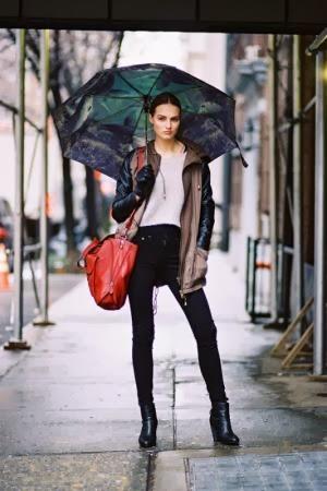 Looks para los días de lluvia Looks para los días de lluvia