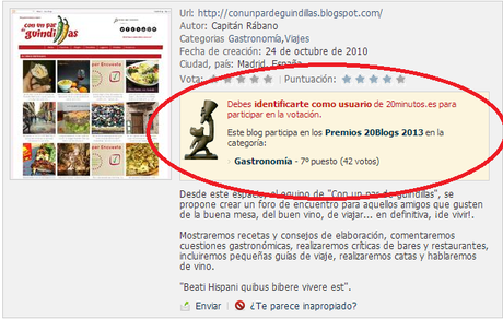 Participamos en los Premios 20Blogs Participamos en los Premios 20Blogs