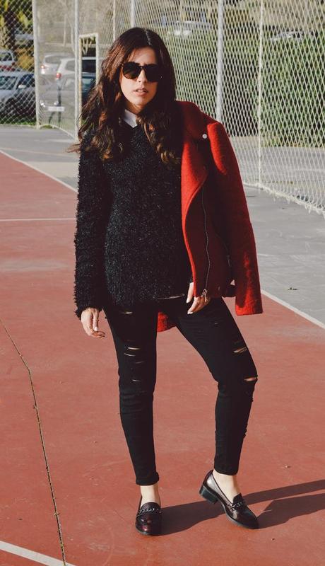 LRG Magazine - Red Wool Biker LRG Magazine - Red Wool Biker