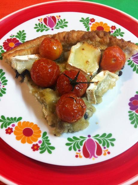 Tarta Tatin De Tomates Cherry Y Queso De Cabra A La Miel Tarta Tatin De Tomates Cherry Y Queso De Cabra A La Miel