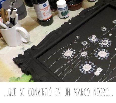 El marco con personalidad múltiple. marconegro