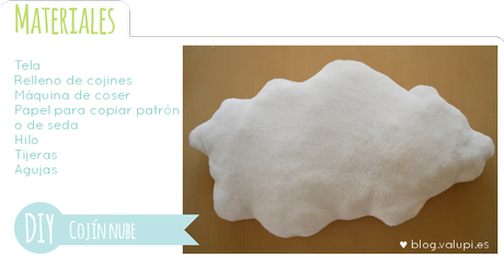 DIY - Tutorial cojín en forma de nube DIY - Tutorial cojín en forma de nube