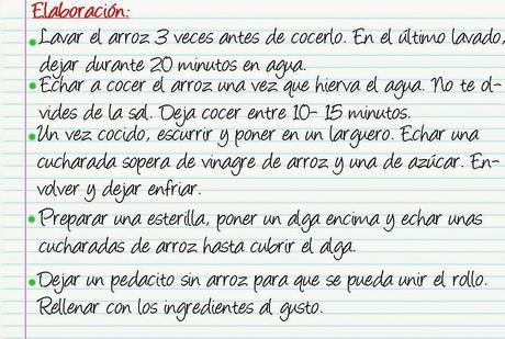 Receta: Como hacer Sushi Receta: Como hacer Sushi