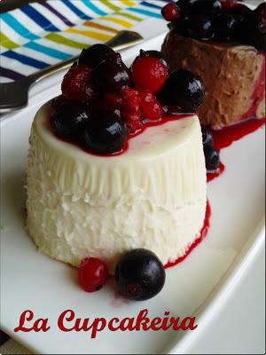 Panna cotta con frutos rojos Panna cotta con frutos rojos