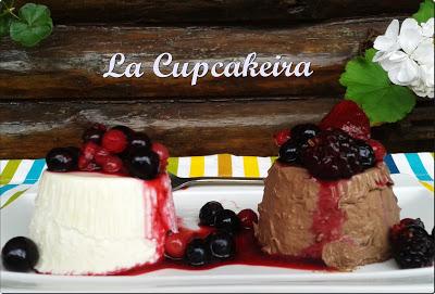 Panna cotta con frutos rojos Panna cotta con frutos rojos