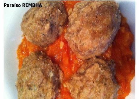 albóndigas-de-lentejas-con-sorpresa-y-salsa-de-tomate-casera Albóndigas De Lentejas Con Sorpresa Y Salsa De Tomate Casera