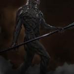 Diseños conceptuales de Andy Park para Thor: El Mundo Oscuro Diseño conceptual para Thor: El Mundo Oscuro