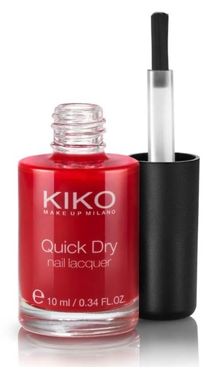 Especial uñas rojas para San Valentín Kiko esmaltes rojos