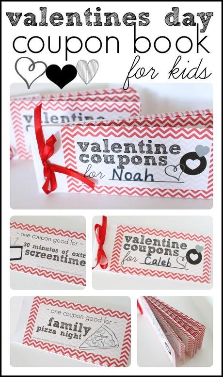 A thoughtful gift for the littlest of Valentines!  Free Printable Valentines Day Coupon Book for Kids!