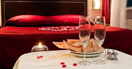 Decoraciones de cama para el Día de San Valentín Decoraciones de cama para el Día de San Valentín
