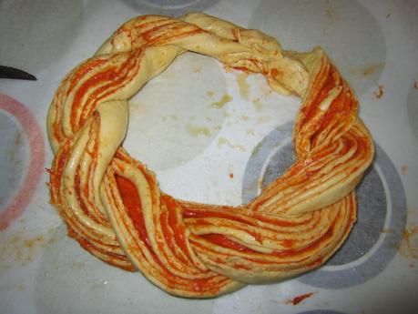 KRINGLE DE SOBRASADA Y MIEL. NARANJAS AMBER KRINGLE DE SOBRASADA Y MIEL. NARANJAS AMBER