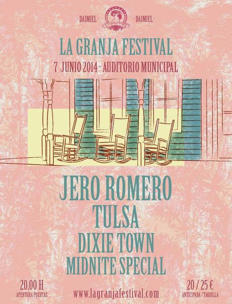 La Granja Festival 2014: Jero Romero, Tulsa, Midnite Special y Dixie Town.