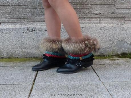 Detalle de mis botas Look (embarazada/ premamá) – Como combinar un vestido granate, modo 1, look boho chic