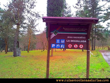 Rutas Montaña Asturias: Área recreativa de la Degollada