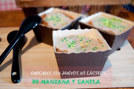 CUPCAKES SIN HUEVO NI LÁCTEOS DE MANZANA Y CANELA CUPCAKES SIN HUEVO NI LÁCTEOS DE MANZANA Y CANELA