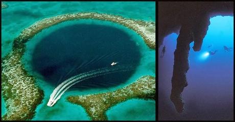 El gran agujero de Belice GRANDES MINAS Y PROFUNDAS FORMACIONES GEOLÓGICAS