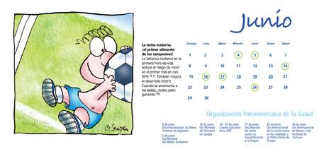 Calendario de lactancia materna 2014 Calendario de lactancia materna 2014