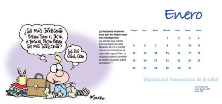 Calendario de lactancia materna 2014 Calendario de lactancia materna 2014