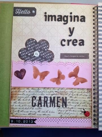 Primera página de mi smashbook Primera página de mi smashbook