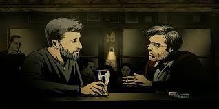 Crítica de “Vals con Bashir” (2008) – Estreno en España: 20-febrero-2009 folman hablando con amigo