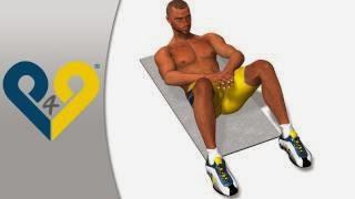 Deporte en casa: Abdominales en 4 minutos para mujeres Deporte en casa: Abdominales en 4 minutos para mujeres