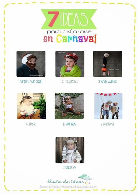 Recursos: Ideas para disfrazarse en carnaval