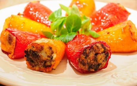 PIMIENTOS MINI RELLENOS DE TORTILLA DE MORCILLA. SORTEO photo pimientosdecolores1_zps92b5c583.jpg