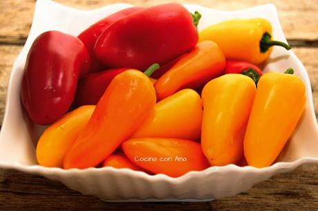 PIMIENTOS MINI RELLENOS DE TORTILLA DE MORCILLA. SORTEO photo pimientosdecolores_zps91441d5c.jpg