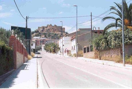 Montesa (Valencia) calle_montesa_castillo