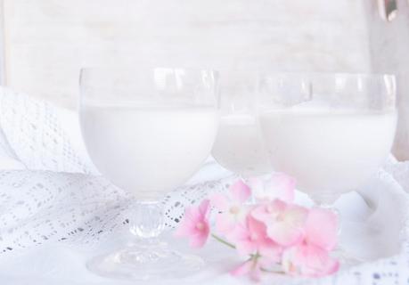 Panna cotta con miel Panna cotta con miel